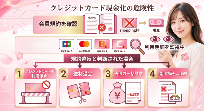 クレジットカード会社の規約